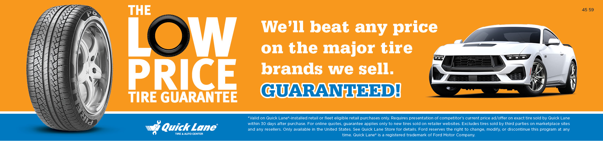 Quick Lane Tire Offer Humble | Houston | Conroe